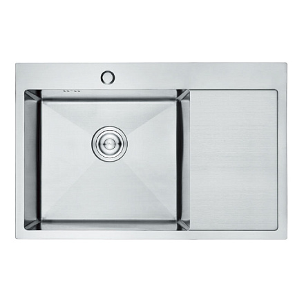 кухонная мойка премиум 780*510 (3 мм) глубина 22см. нерж. сталь, чаша слева (K37851-L) Gerhans