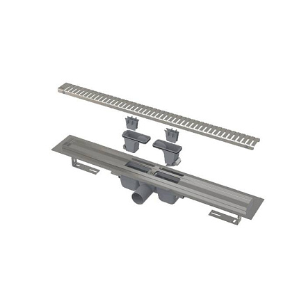 Лоток душев гор/вып комб/з Дн50 550х60 нж/реш глянц Alca APZ1SMART-LINE-550