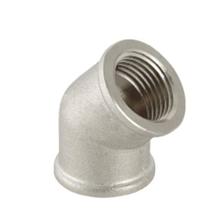 Угольник лат Ду15 ВР 45гр никель VALFEX VF.091.N.012