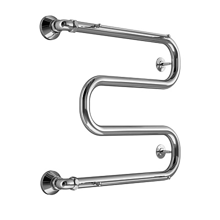 полотенцесушитель MELODIA Simple Shelf М-образный б/кронштейна 50х60х1" с полкой MTRSS5060