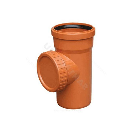 Ревизия НПВХ кор б/н Дн110 L=0, 24м круг крышка в/к Агригазполимер