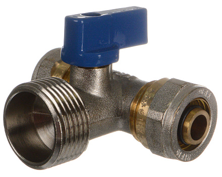 кран д/ст. маш. шаров. 16*3/4"*16 ц/ш/ц под мет./пл. ТRm 30230