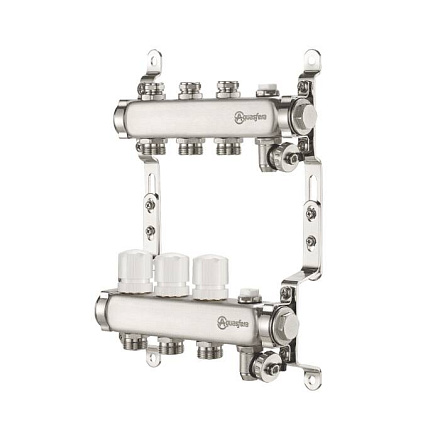 Группа коллект нерж баланс 1" м/м 5в 3/4" ЕК н/р в/к Aquasfera 9502-04