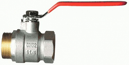 кран шаровой TeRma RED 1.1/4" в/н ручка 31037