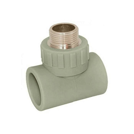 Тройник PP-R сер комб Дн32х3/4" НР VALFEX 10128132Г