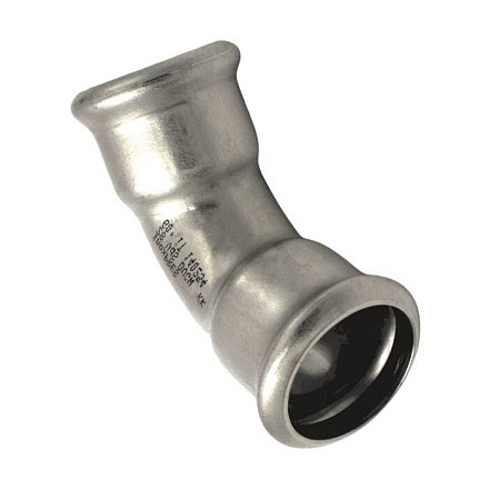 Отвод нерж AISI316L Дн18х45гр Ру16 пресс Inoxpres RM 181018450C