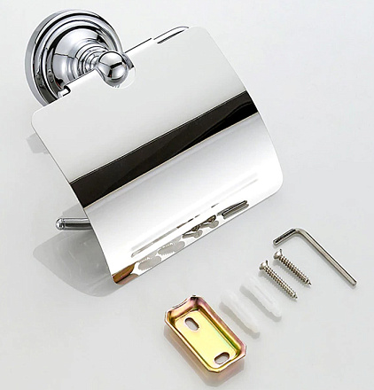 держатель LEDEME д/туалетной бумаги с крышкой L1403