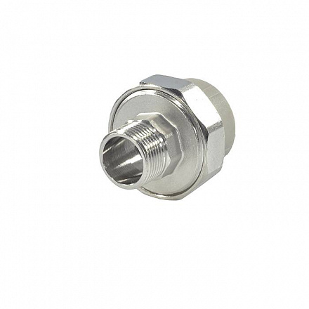 Муфта PP-R сер комб разъем Дн25х1/2" НР VALFEX 10156115Г