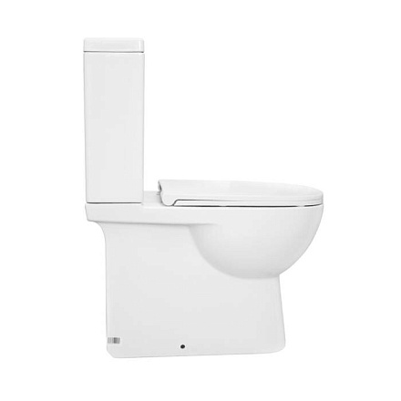 Унитаз-компакт Quadro Slim г/вып н/под 2реж в/к дюр микр Sanita Luxe