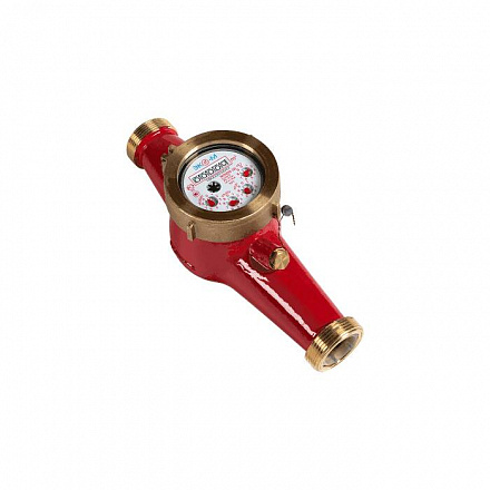 Счетчик г/в х/в Ду32 90С L260 в/к ЭКОМЕРА Э-32У-260-СК