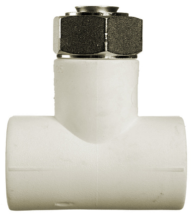 тройник PPRC с накидной гайкой  20*1/2" КРОСС