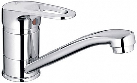 смеситель кухня LEDEME картридж д.40мм излив L-15см цинк L4568-B