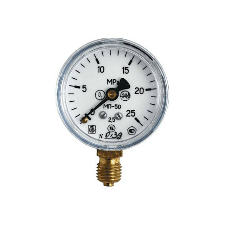 Манометр рад МП-50 0-0, 6МПаДк50 G1/4" ст ЗТП Минск
