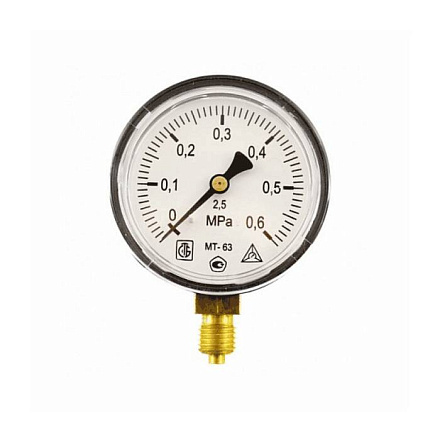 Манометр рад МП-63 0-1, 6МПаДк63 G1/4" пласт ЗТП Минск