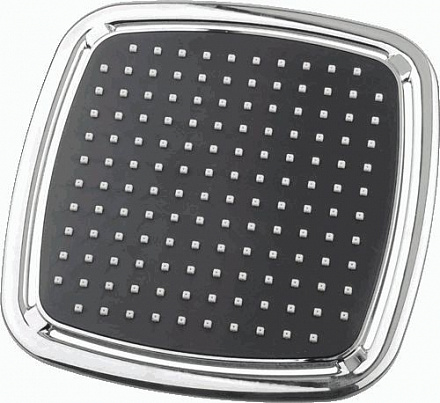 лейка верхнего душа MELODIA квадрат 200х200мм, хром/серый MKP20543C