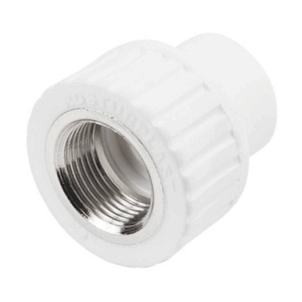 Муфта PP-R бел комб Дн32х1/2" ВР РосТурПласт 28184