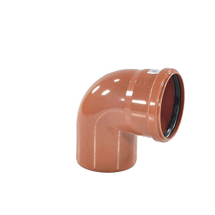 Отвод НПВХ кор б/н Дн160х87гр в/к KGB Ostendorf 222240