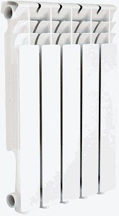 радиатор алюминиевый 500/80 Delta Plus  5 секц. Ogint