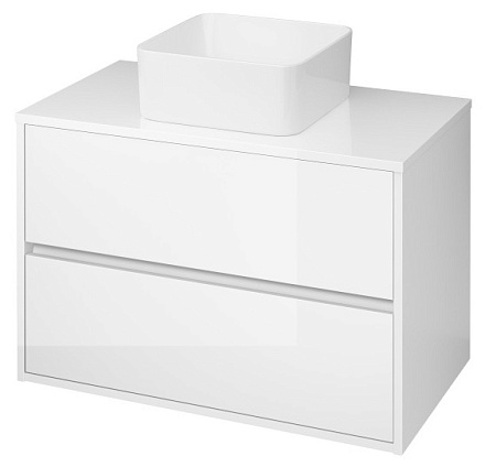 умывальник на столешницу CREA 35 SQUARE 0 отв. Cersanit