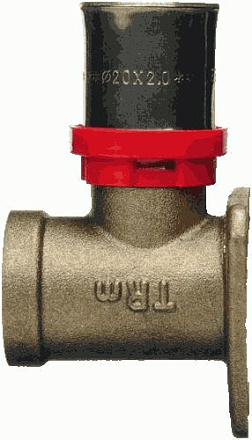 пресс уголок 20*1/2" с внутр.резьбой с креплением красн.кольцо TRm 02533