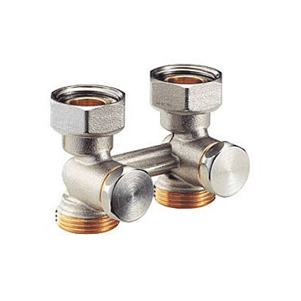 Узел ниж/п Ду20 Ру10 3/4x3/4" ЕК прям двухтр Giacomini R387X002