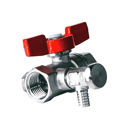 Кран шар лат спуск R251S Ду25 Ру42 м/м баб Giacomini R251SX005