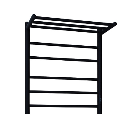 полотенцесушитель MELODIA Shelf Ferrum 50х60 П5_2*3 cухой ТЭН 93Вт встр.диммер MTRSEF5060bk