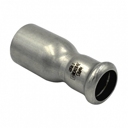 Переход нерж AISI316L Дн35х28 Ру16 труба/пресс Inoxpres RM 191035028