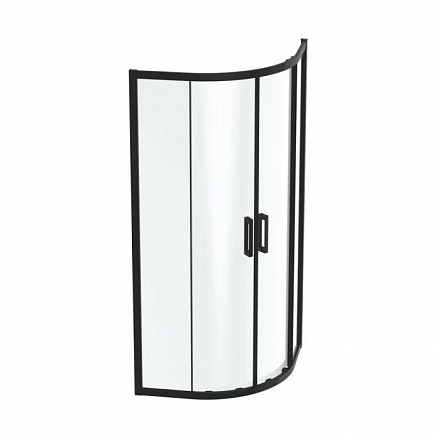 Ограждение душ CONNECT 2 90х90х195 б/п чер мат пр/ст Ideal Standard K9251V3