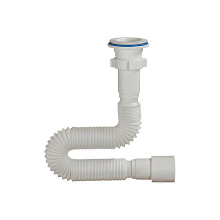 Сифон умыв гофр 1 1/2"x40/50 L=470-1250мм пласт/сет Орио А-7013