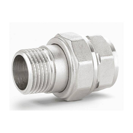 Соединитель лат американка Ду15 м/р никель LD.67.520.15