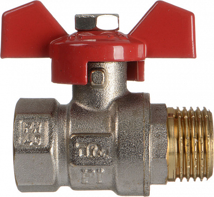 кран шаровой TeRma RED 1/2" в/н бант 31004