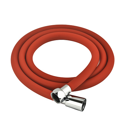 шланг д/душа MELODIA WONDER SILICONE ANTI-TWIST 1/2"*1/2" конус нерж.d15, L150см красный MKP34444BLrd