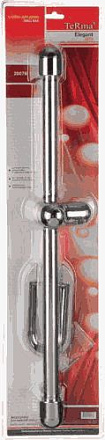 стойка для душа с мыльницей d25мм, L=600мм нерж., ABS, хром MELODIA MKP20076BL