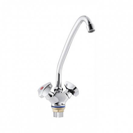 Смес/мойка ПСМ-127-К/80 к/затв выс/изл гайка б/п Профсан PSM-127-80