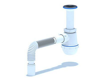 А0505 Сифон Ани Грот 1-1/2" х 40 с г/тр. 40х40 