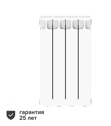 РАДИАТОР "RIFAR" Monolit 500  4-секц. (би-мет. монолит)