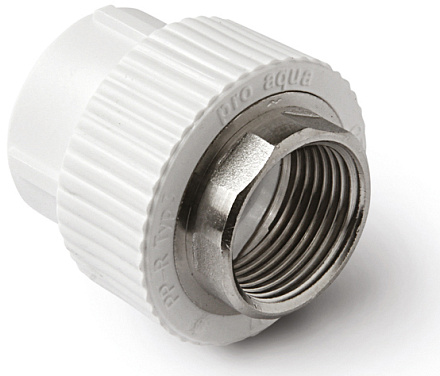 муфта PPRC комб. под ключ 40*1.1/4"внутр. PRO AQUA