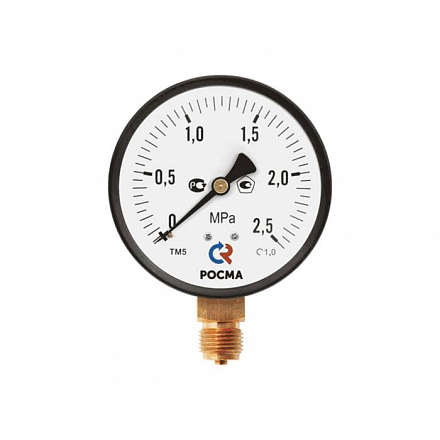 Манометр рад ТМ-310Р.00 0-1, 0МПаДк63 G1/4" ст Росма 00000009573