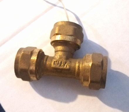 Тройник м/п  16х16х16 (Valtec) (латунь) Акция ***