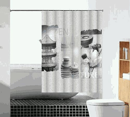 шторка д/в тканевая 180х180см "Сила духа" MZ-94