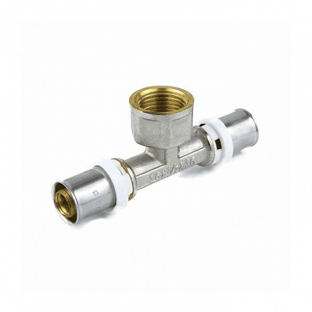 Тройник МП пресс лат Дн26х1/2"х26 ВР Aquasfera 8011-04