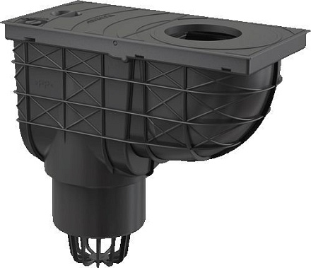 ливнеотвод Alcadrain 300*155/110 прямой AGV1