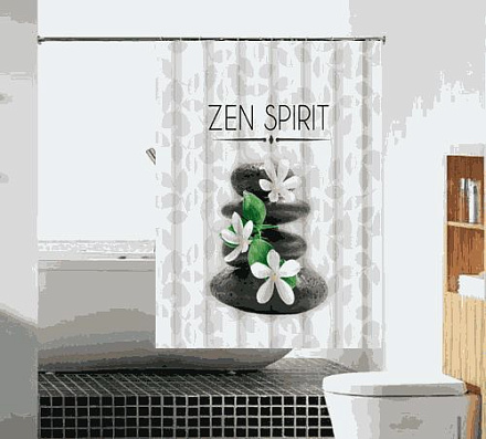 шторка д/в тканевая 180х180см "Духовный мир" MZ-96