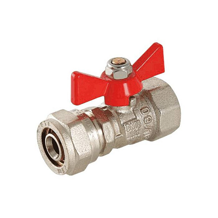 Кран шар лат нк Дн16 Ру10 м/обж баб Valtec VT.342.N.1604