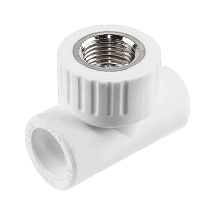 Тройник PP-R бел комб Дн25х1/2" ВР РосТурПласт 10745