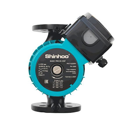 Насос циркул BASIC PRO 80-14SF PN10 400В в/к Shinhoo 71242007