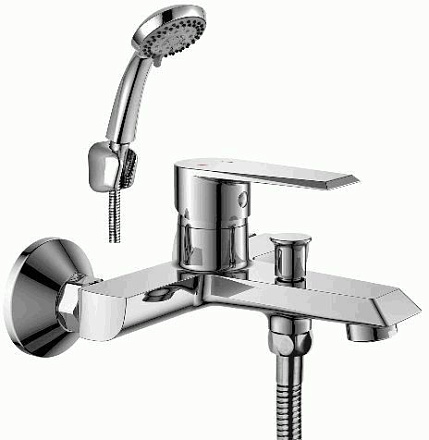 смеситель ванна ROSSINKA картридж д.35мм с коротким изливом  RS28-31