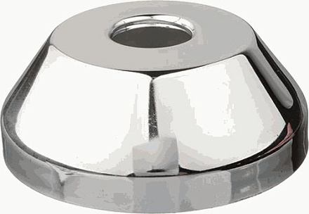 отражатель 20мм (1/2") LUX глубокий с резьбой, нерж. хром h=30мм MELODIA MKP20801WP