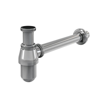 Сифон умыв бут б/вып 1 1/4"x32 пр/тр 32 лат хром Alca A431
